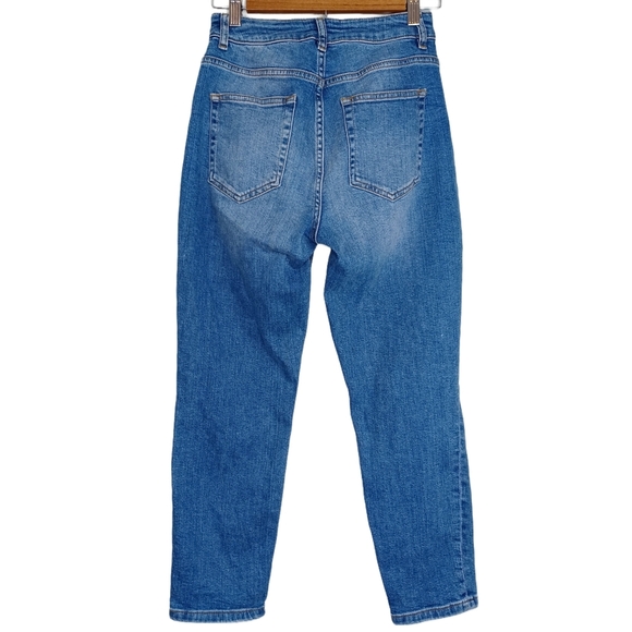 ASOS Design Distressed Mom Jeans - Picture 2 of 11